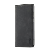LC.IMEEKE Soft PU + TPU Magnetic Skin-friendly Feeling Leather Phone Case, For Samsung Galaxy S22 Ultra, For Samsung Galaxy S22